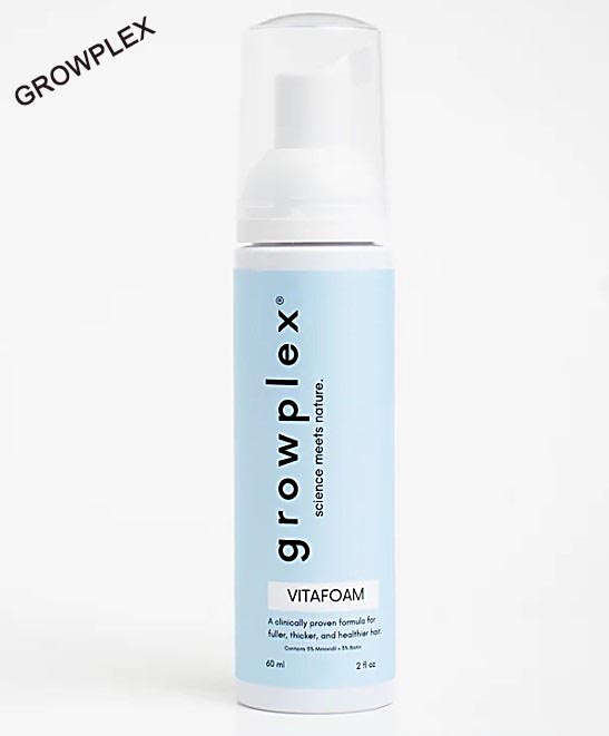 Growplex VitaFoam Hair Growth Foam – DHT Blocker and Hair Regrowth Solution